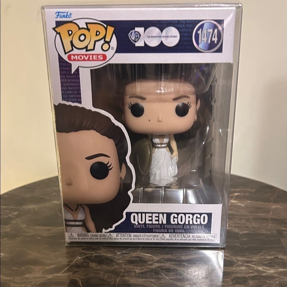 Funko Pop Queen Gorgo in White and Brown